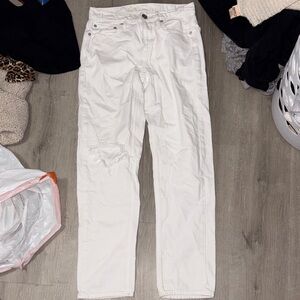 Women’s White American Eagle Jeans